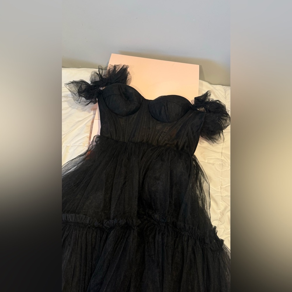 Black Milla tulle dress - Picture 10 of 10